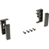 1-DIN Paneel geschikt voor Audi A2 / A3 / A4 / A6 Kleur: Zwart