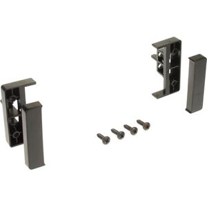 1-DIN Paneel geschikt voor Audi A2 / A3 / A4 / A6 Kleur: Zwart