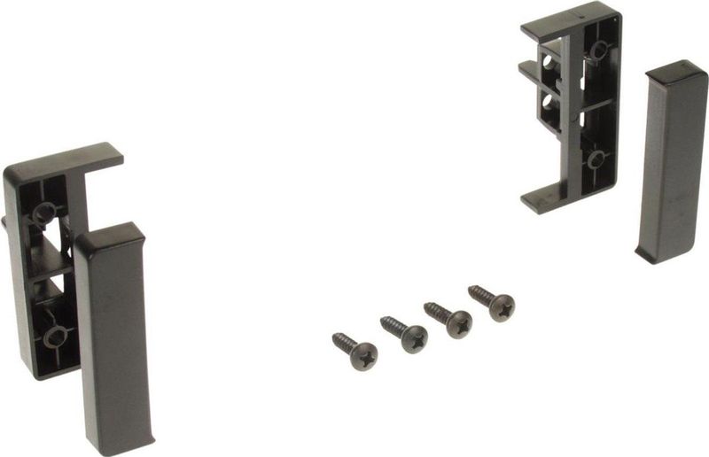 1-DIN Paneel geschikt voor Audi A2 / A3 / A4 / A6 Kleur: Zwart