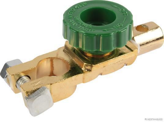 Accupool klem min met stroomonderbreker-Accupoolklem met Stroomonderbreker - Min Pool (-)-Accupoolklem-Accu-ontkoppelingsschakelaar voor klem ""min"" 12/24V