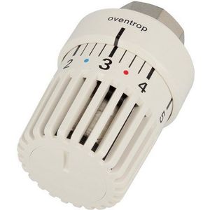 Oventrop Thermostaatknop Uni LH M30x1,5 ingebouwde voeler met nulstand wit