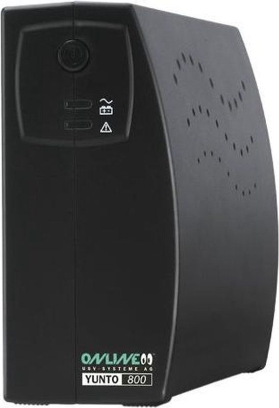 Online - Yunto 800 - UPS - Zwart - 800 VA, 480 W, Lijninteractief
