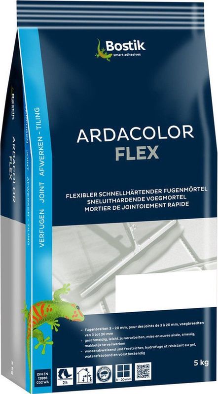 Bostik - Ardacolor Flex - Voegmortel - Mediumgrijs - 5kg