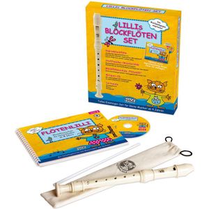 Hage Musikverlag Lillis Blockfluitn-Set Deutsch - Sopraan blokfluit (Duitse boring)