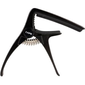 CASCHA Capodaster voor westerngitaar, elektrische gitaar en ukelele, capo gitaar, capodaster, gitaar-accessoires, HH 2037, western- en e-gitarre