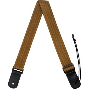 CASCHA Verstelbare ukelelriem, lengte 76-139 cm, individueel verstelbaar, robuuste ukelelriem voor kinderen en volwassenen, zeer aangenaam en aangenaam om te dragen, van bruin nylon