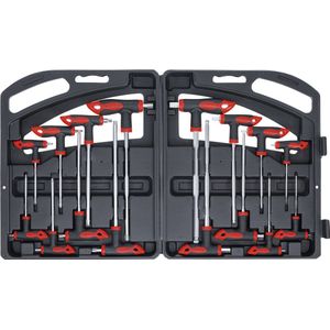 Torx- Inbusset met T-greep 16 Delig BGS 90