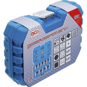 BGS 1017 | Universele carterdopsleutelset | 12-dlg.