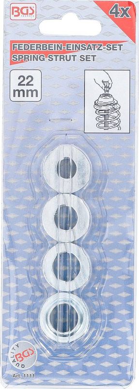 BGS 1111 | Veerpoot dopsleutelset | 4-dlg.