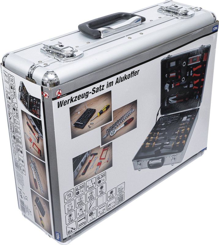 BGS - Diy 2204 - Gereedschapset - Aluminiumkoffer - 129-dlg.