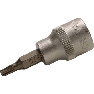 BGS 2571 | Dopsleutelbit | 10 mm (3/8"") | T-profiel (voor Torx) met boring T20