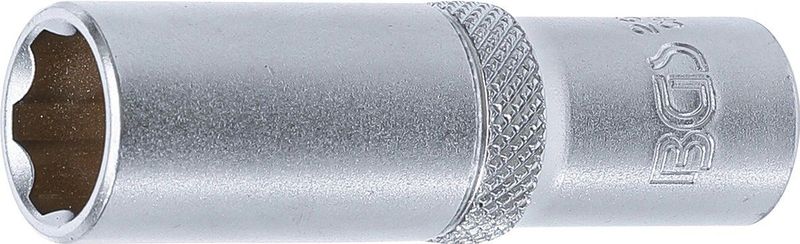 BGS Steckschlüssel-Einsatz Super Lock tief Antrieb Innenvierkant 10 mm (3/8") SW 13 mm - 2603