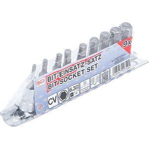 BGS - 2749 - Dopsleutelbitset - 6,3 mm - 9-dlg.