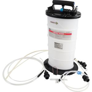 BGS - Perslucht-remontluchter en Olieafzuigapparaat - Pneumatisch en Handmatig - 9,5 Liter Reservoir