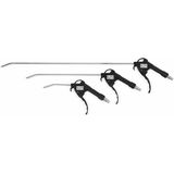 BGS TECHNIC Druckluft-Ausblaspistolen Set 3294, 3-teilig, 110…500 mm