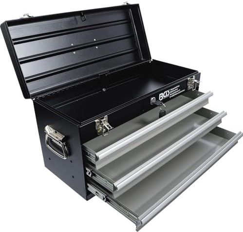 BGS - Gereedschapskoffer - Rood - 3 Laden - Leeg