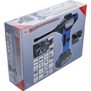 BGS - Persluchtcompressor - Accu - Geschikt voor Autobanden en Fietsbanden