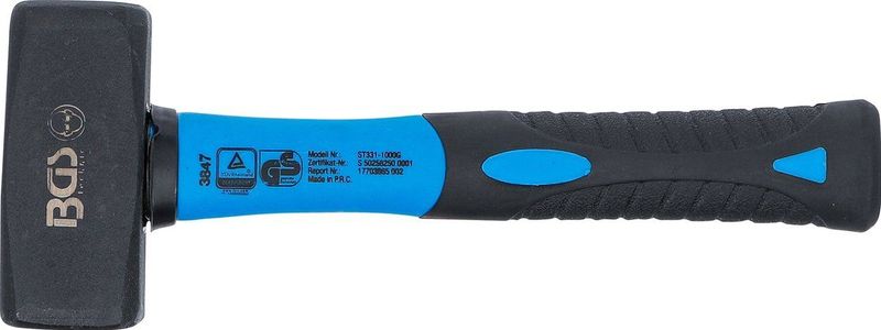 BGS Fäustel Fiberglasstiel DIN 6475 1000 g - 3847