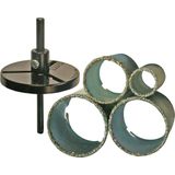 BGS - Tegelgatzaagset - 6 Delig - Hardmetalen Bezetting - Ø 33 53 67 73 mm