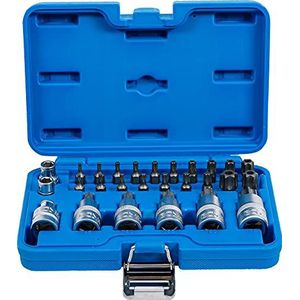 BGS Bit- und Bit-Einsatz-Satz 12,5 mm (1/2") T-Profil (für Torx) 27tlg. - 5101