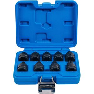 BGS - Krachtdoppen Set - 9 Delig - Veeltand - Geschikt Voor Handmatige En Accu-Slagmoersleutels