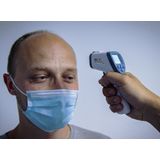 Bgs Technic - bgs - Stirn-Fieber-Thermometer kontaktlos, Infrarot für Personen + Objekt-Messung 0 - 100° - 6007