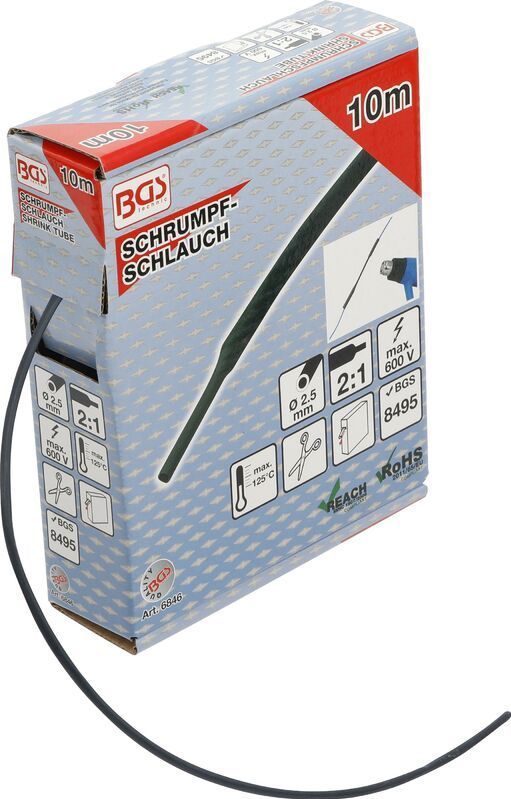 BGS - Krimpkous 2.5 mm doorsnede - 10 meter lang - Box - BGS6846