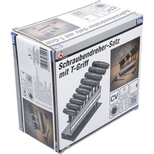 BGS - Schroevendraaier Set - Chroom-vanadium Staal - T-greep - 10 Stuks