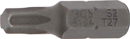 BGS Bit Antrieb Außensechskant 6,3 mm (1/4") T-Profil (für Torx) T27 - 8194
