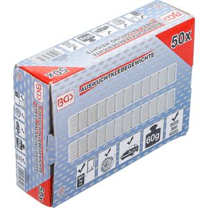 BGS Auswuchtklebegewichte 12 x 5 g 50tlg. - 8426