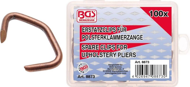 Stoelbekleding - Autostoel bekleding - Bekleding Clips - voor Krammentang - BGS8873