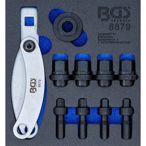 BGS - Wielbout Montageset - Geschikt voor M12 en M14 - Inclusief Tegenhouder