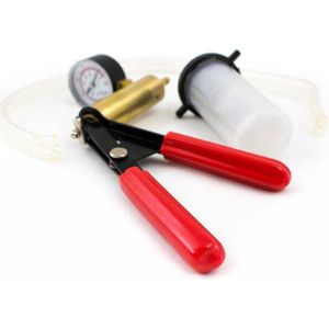 BGS Vacuümpomp en remontluchter - Multifunctionele vacuumpomp - Rood, Zwart - Maximale onderdruk 0.7 bar