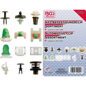 BGS - Bevestigingsclips - 160 Delig - Voor Audi en VW