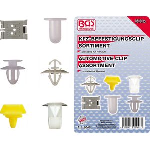 BGS - Assortiment Bevestigingsclips - 300 Delig - Voor Renault