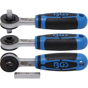 BGS 9160 | Doorsteek ratelsleutel | 6,3 mm (1/4"")