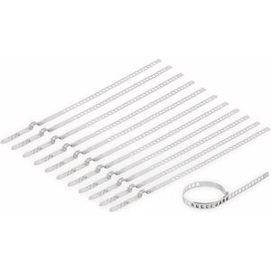 BGS - Asmanchet Klemmenset - 12 Delig - 9 mm - Verzinkt