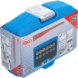 BGS - Injector-doppenset - 12 Delig - Voor Hogedrukleiding - Afdichtingspluggen