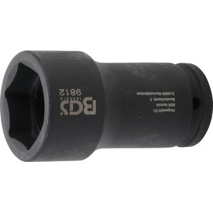 BGS Kraft-Steckschlüssel-Einsatz Sechskant tief Antrieb Innenvierkant 20 mm (3/4") SW 38 mm für FUSO / Mitsubishi - 9812