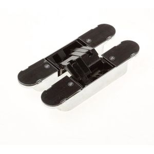 BSW Onzichtbaar scharnier, 3D, type Hide 134-60, afmeting 134x24x21mm, kleur zwart