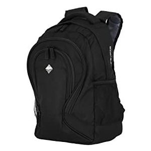 Travelite Handbagage voor reizen, vrije tijd en sport, bagageserie BASICS Daypack: functionele rugzak, 096245-01, 41 cm, 22 liter, zwart, 30x41x20 cm, zwart, 22 Liter, Rugzak