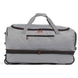 Travelite Basics Wheeled Duffle 70cm Expandable Grey/Orange