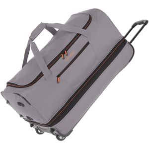 Travelite Basics Wheeled Duffle 70cm Expandable Grey/Orange