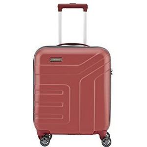 Travelite VECTOR 4w Trolley S handbagage voor unisex, rood (koraal), 55 cm, rood (koraal), 55 cm, koffer