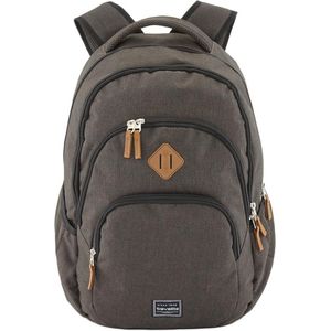 Travelite Basics - Rugzak, geschikt als handbagage, met laptopvak voor 15,6 inch laptop, model: Melange - Modieuze rugzak met gemêleerde look, 45 cm, 22 liter, 22 Liter