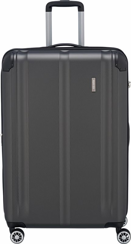 Travelite City Trolley L 4R 77cm erweiterbar anthrazit