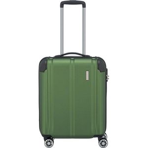 Travelite trolley City 55 cm. groen