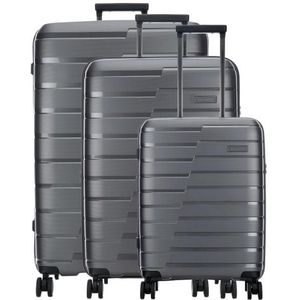 Travelite Air Base 4 Roll Suitcase Set 3st. anthrazit
