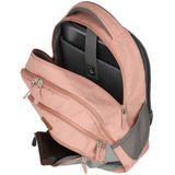 Travelite Basic Rugzak 45 cm laptopvak rosa-grau