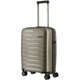 Travelite Vliegbasis 4-wielige cabinewagen 55 cm champagner